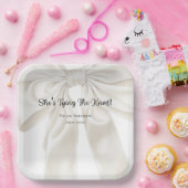 Elegante und einfache Bow Theme Paper-Teller Pappteller (Party)