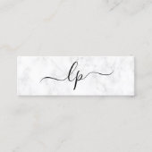 Elegante und einfache handgeschriebene mini visitenkarte (Vorderseite)