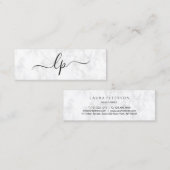 Elegante und einfache handgeschriebene mini visitenkarte (Vorne/Hinten)