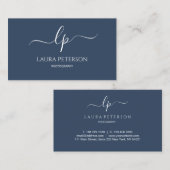 Elegante und einfache handgeschriebene visitenkarte (Vorne/Hinten)