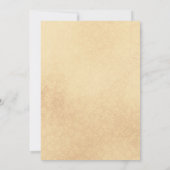 Elegante und einfache Hochzeit Einladung (Rückseite)