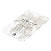 Elegante und einfache Hochzeitsdusche mit Bogen-Th Magnet (Linke Seite)