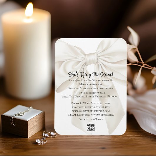 Elegante und einfache Hochzeitsdusche mit Bogen-Th Magnet
