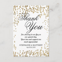 Elegante und einfache Imitats Gold Confetti