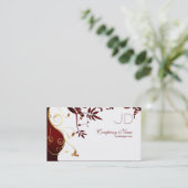 Elegante und einfache Innenarchitektur Visitenkarte (Stehend Vorderseite)