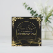 Elegante und einzigartige Einladung zur Erneuerung (Stehend Vorderseite)