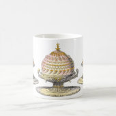 Elegante und extravagante Vintage französische Kaffeetasse (Mittel)