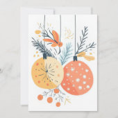 Elegante und festliche Grußkarte Feiertagskarte (Vorderseite)