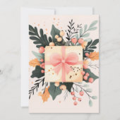 Elegante und festliche Grußkarte Feiertagskarte (Vorderseite)