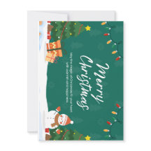 Elegante und festliche Weihnachtskarte