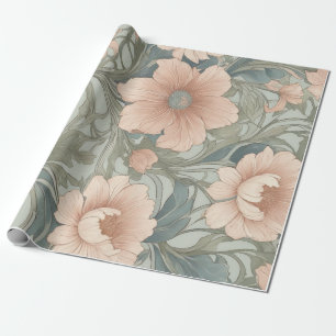 Elegante und fließende Designs Jugendstil-Bewegung Geschenkpapier