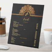 Elegante und klassische Friseur - Preisliste Sockelschild (In Situ)