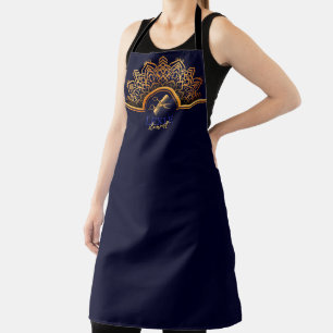 Elegante und klassische Frisur Stylist Custom Schürze
