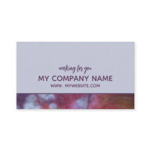 Elegante und Künstlerische Lila Business Card