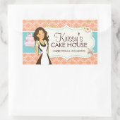 Elegante und lustige Bäckerei Box Stickers (Tasche)