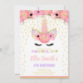 Elegante und magische Geburtstagskarte Einladung (Vorderseite)