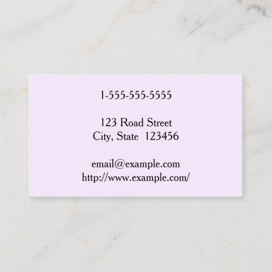 Elegante und Minimalistische Anwaltskarte Visitenkarte (Rückseite)