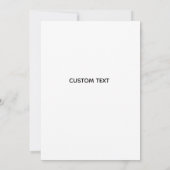 Elegante und Minimalistische Probe Abendessen Einl Einladung (Rückseite)