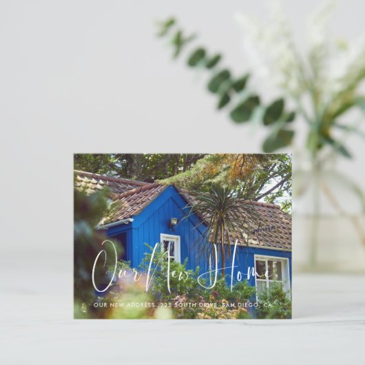 Elegante und moderne Ankündigung zur Bewegung des  Postkarte (Stehend Vorderseite)