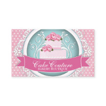 Elegante und moderne Cake Designer Business Cards