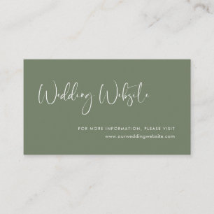 Elegante und moderne Dark Salin Hochzeitskarte Begleitkarte