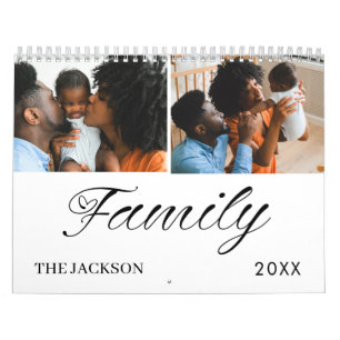 Elegante und moderne Familie 2027 Foto Kalender