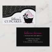 Elegante und moderne Kuchen-Visitenkarten Visitenkarte (Vorne/Hinten)