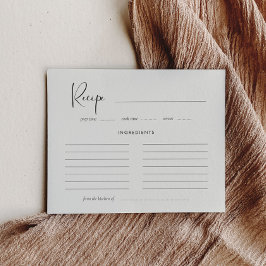 Elegante und moderne "Sage Green"-Rezeptionskarte