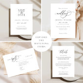 Elegante und moderne Save the Date-Karte Save The Date