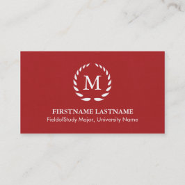 Elegante und moderne Student Business Cards Telefonnummerkarte