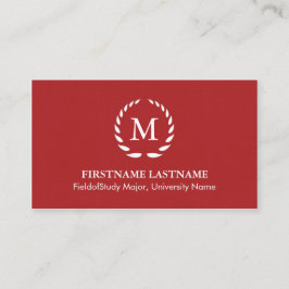 Elegante und moderne Student Business Cards Telefonnummerkarte
