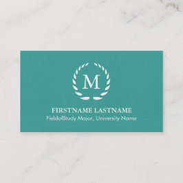 Elegante und moderne Student Business Cards Telefonnummerkarte
