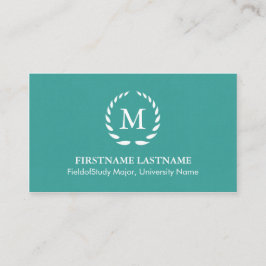 Elegante und moderne Student Business Cards Telefonnummerkarte