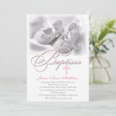 Elegante und moderne Taufe Einladung (Stehend Vorderseite)