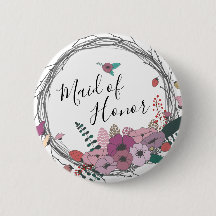 Elegante und moderne Trauzeugin der Blume