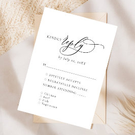 Elegante und moderne UAWG Response Card RSVP Karte