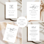 Elegante und moderne UAWG Response Card RSVP Karte