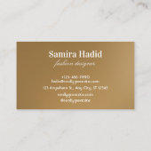 Elegante und moderne Visitenkarten Visitenkarte (Rückseite)