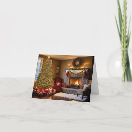 Elegante und moderne Weihnachtskarte Feiertagskarte