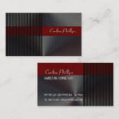 Elegante und muskulöse Visitenkarten Visitenkarte (Vorne/Hinten)