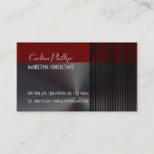 Elegante und muskulöse Visitenkarten Visitenkarte (Rückseite)