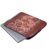 Elegante und Niedliche Weihnachtsmänner und -stars Laptopschutzhülle (Vorne Knopf)