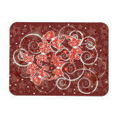 Elegante und Niedliche Weihnachtsmänner und -stars Magnet (Horizontal)