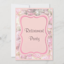 Elegante und romantische Gerahmte Bouquet-Pension Einladung