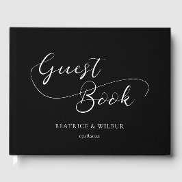 Elegante und romantische Hochzeit in Kalligrafie Gästebuch