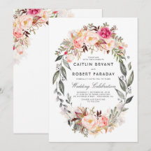Elegante und rustikale Blumenhochzeit