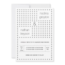 Elegante und schicke geometrische Schwarz-Weiß-Hoc