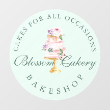 Elegante und schicke Minze Wasserfarben Blumenkuch