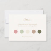 Elegante und schicke Pastelle-Attraktionskarte (Vorderseite)