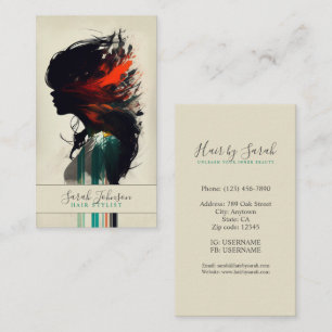 Elegante und schicke, stylische Business Card Visitenkarte